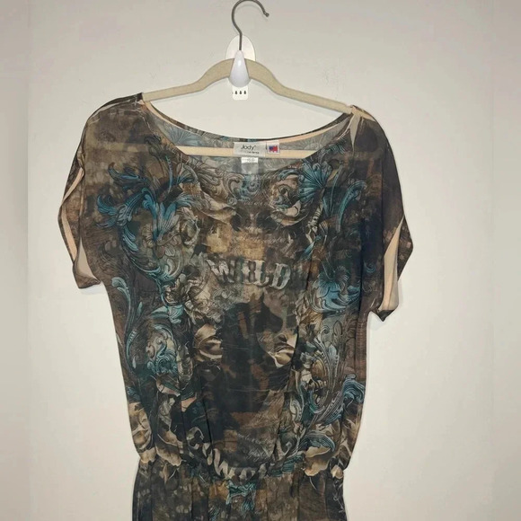 VTG Western Y2K JODY COWGIRL Flowy Top - Picture 6 of 15